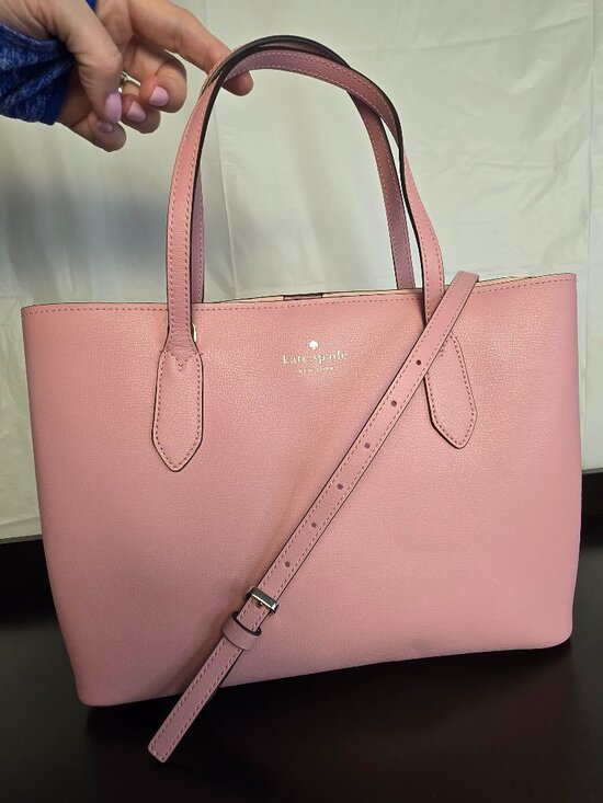 kate spade Handbags - Kate Spade Harper Satchel in Quartz Pink Grain Leather Crossbody Bag